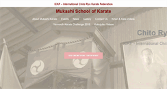 Desktop Screenshot of mukashikarate.com